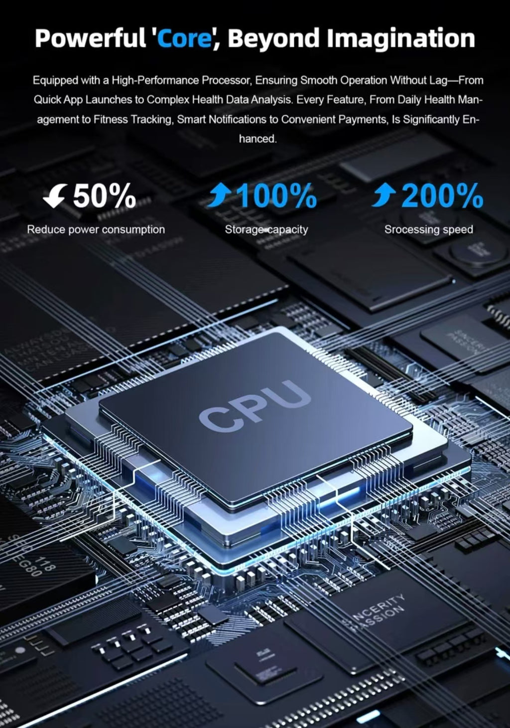 MT61スマートウォッチ：1.96インチAMOLED曲面スクリーン、Bluetooth通話機能、スポーツや健康状態のモニタリングに最適なスリムデザイン。