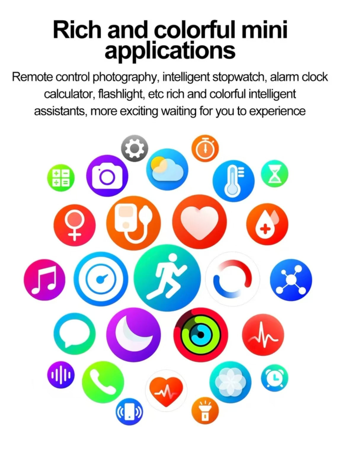 ET580スマートウォッチ：2.04インチAMOLEDスクリーン、心電図、血圧・心拍数モニタリング、スポーツ活動および歩数トラッキング機能を搭載。