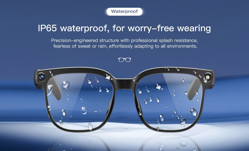 8MPの写真/ビデオ撮影、リアルタイム翻訳、Bluetooth通話、AIアシスタント機能を搭載したスマートグラス。