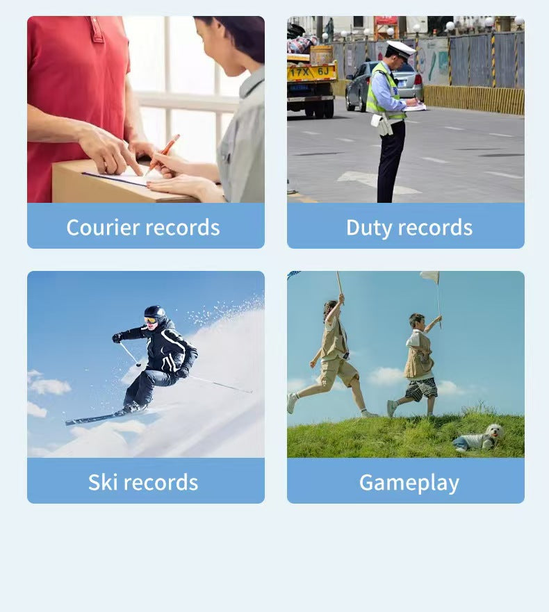 4K Ultra HD手ぶれ補正ポケットカメラ、屋外防水サイクリングDV、Vlogやアクション撮影用270°回転スクリーン搭載。