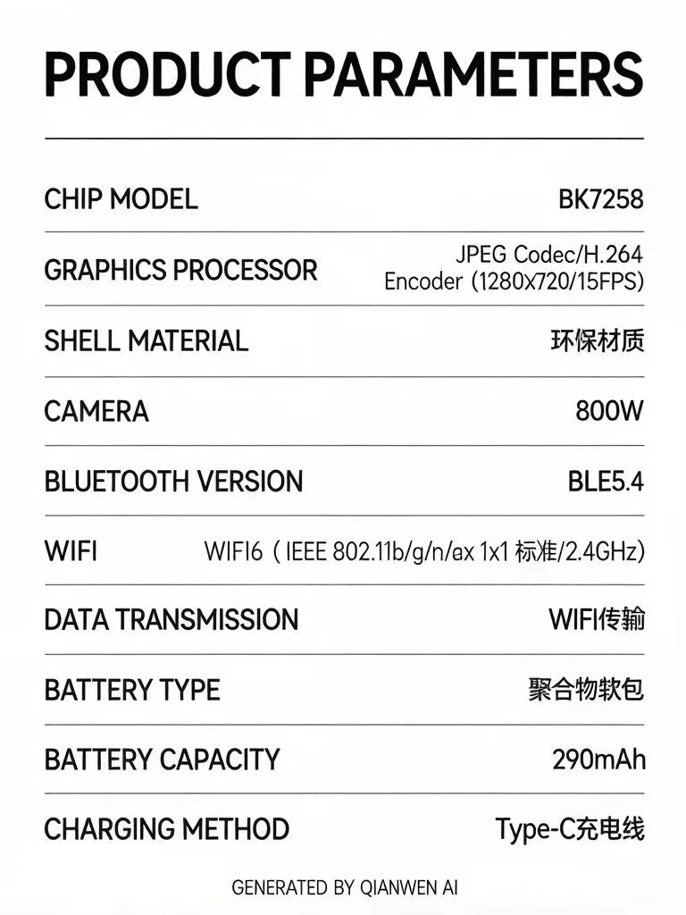 AIスマートグラス 8MP 多機能HD写真撮影、ビデオ録画、物体認識、通話機能、データ送信機能付き、モデルM89。