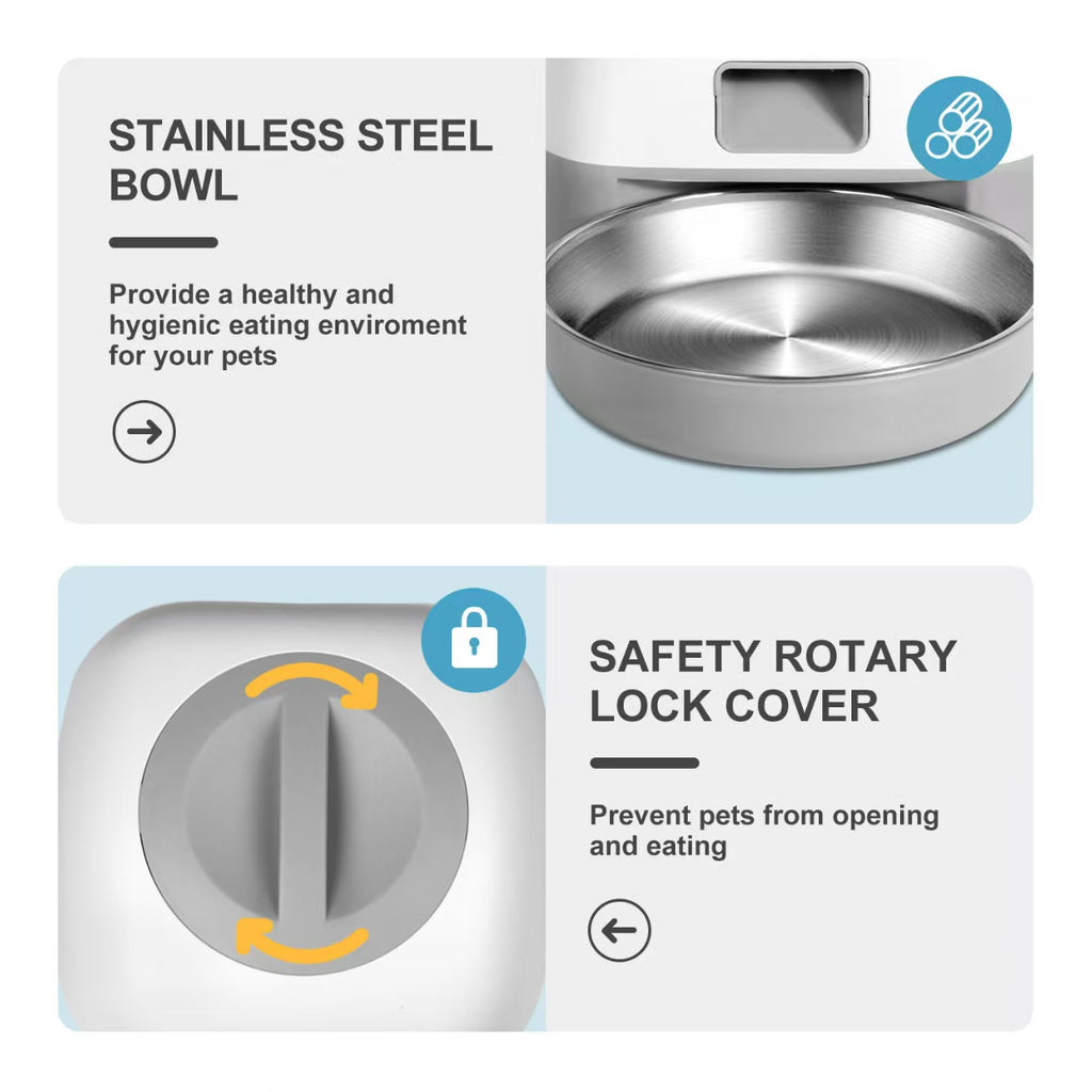 3.5L スマートWiFi自動給餌器（猫・犬用）