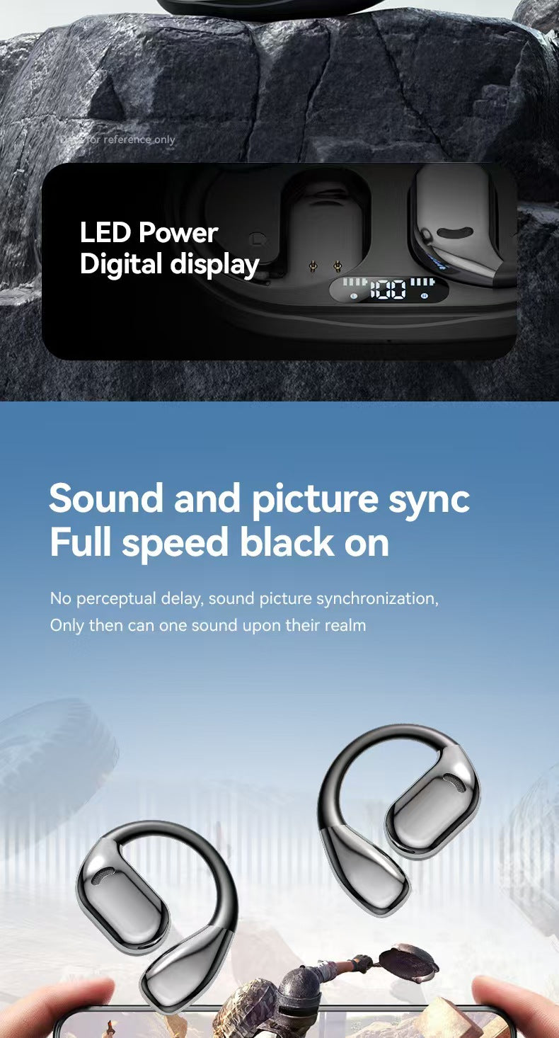 AIスマート双方向リアルタイム翻訳機能を搭載したM75オープンイヤーOWS Bluetoothヘッドホン