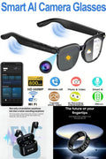 Future-Ready AI Gear: AI Smart Translation Bluetooth Earbuds, 800W AI Smart Translation Glasses & R11 Smart Ring