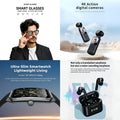 4-in-1 Smart Lifestyle Bundle | Smart Glasses + 4K Action Camera + Ultra-Slim Smartwatch + ENC Noise Canceling Translation Earbuds